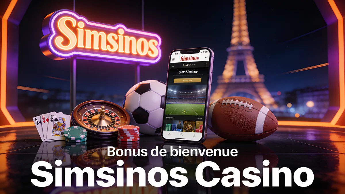 Bonus de bienvenue Simsinos Casino pour les joueurs en France